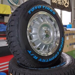 新発売 Noel タウンエース ライトエース TOYO OPENCOUNTRY RT 165/80R14 ホワイトレター 14インチ タイヤホイールセット