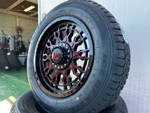 即日発送 Jeep JK/JL ラングラー スタッドレス SAILUN WST3 265/70R17 17インチ 新品 タイヤホイールセット 1台分 ノーマル車高対応_画像6