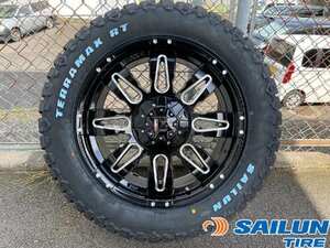 ラングラー JK JL タイヤホイールセット 4本セット 20インチ SAILUN TERRAMAXX RT 275/55R20 LEXXEL Balano オフロード系