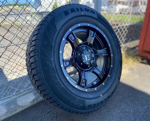 即日発送 Jeep JK/JL ラングラー スタッドレス SAILUN WST3 265/70R17 17インチ 新品 タイヤホイールセット 1台分 ノーマル車高対応