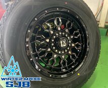 国産スタッドレスダンロップ winter MAXX SJ8+ 245/60R18 265/60R18 FORD エクスプローラー HK8/HK9 タイヤホイールセット_画像7