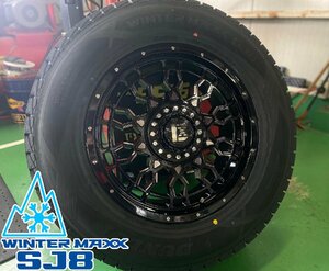 国産スタッドレスダンロップ winter MAXX SJ8+ 265/65R18 JEEP ジープ ラングラー JL JK タイヤホイールセット 18インチ