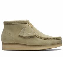 Clarks Wallabee Boot クラークス ワラビーブーツ メープル ベージュ モカシン レディース UK6_画像2