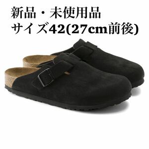 BIRKENSTOCK ビルケンシュトック Boston/ボストン ブラック サンダル メンズ 42