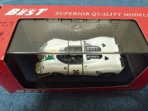 1/43 BEST MODEL 1969 год ZELTWEG Porsche 908/2#36