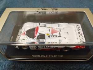 1/43 SPARK 1987年ルマン24時間レース　ポルシェ962C#10 K・ニッセン、V・ヴァイドラー、高橋国光