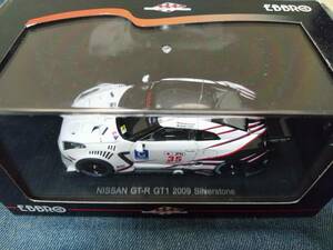 1/43 EBBRO 2009年FIA-GTシルバーストン　ニッサンGT-R GT1#35 M・クルム、D・ターナー