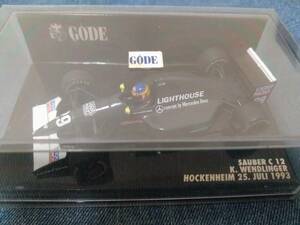 1/43 GODE 1993年7月25日ドイツGP ザウバーC12#29 K・ベンドリンガー