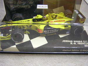 1/43　MINICHAMPS　2001年　ジョーダンホンダEJ11　H.H.フレンツェン