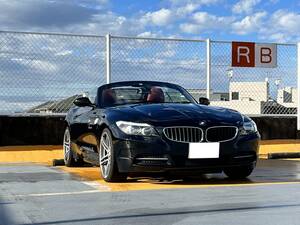 【超美車】【カスタム多数】BMW Z4 sDrive 23i ハイラインパッケージ/ブラックサファイア/赤本革【検5/12】パドルシフト/電動オープンOK