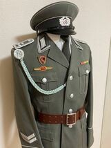 東ドイツ軍陸軍NVA地上軍曹長セット東ドイツ軍 制服 上下セット制帽略帽防寒帽ブーツ 国境警備 ドイツ軍 東ドイツ軍 階級章 制服 _画像2