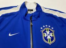 NIKE ナイキ S ブラジル代表 アンセムジャケット トラックジャケット サッカー ブルー 青 ブラジル_画像3