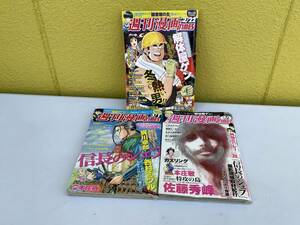 週刊漫画TIMES 2013年2月22日 3月1日 3月8日号 3冊セット 解体屋ゲン 石井さだよし 信長のシェフ 梶川卓郎 特攻の島 佐藤秀峰 図書館の主