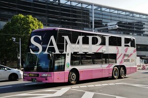 D【バス写真】Ｌ版１枚　ウィラーエクスプレス　エアロキング　京都駅　