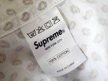 美品☆ 2009AW Supreme ドット柄 長袖ボタンダウンシャツ M size ホワイト ペイズリー 古着 初期 秋服_画像10