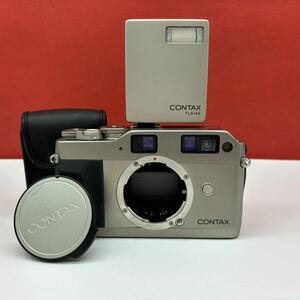 ◆ CONTAX G1 コンパクトフィルムカメラ ボディ 動作確認済 TLA140 ストロボ フラッシュOK コンタックス 