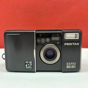 ◆ ② PENTAX ESPIO mini コンパクトフィルムカメラ 32mm F3.5 シャッター、フラッシュOK ペンタックス