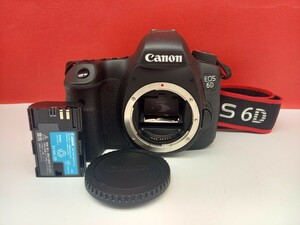 ■ Canon EOS 6D デジタル一眼レフカメラ 動作確認済 シャッターOK バッテリー キャノン