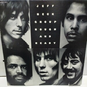 US盤LP/JEFF BECK GROUPジェフ・ベック・グループ/ROUGH AND READY ラフ・アンド・レディ/PE-30973 BL-30973 COZY POWELL コージーパウエル