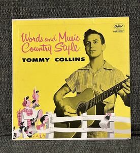 Tommy Collins 1957 US Original LP Words And Music Country Style .. Hillbilly ロカビリー