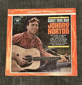 Johnny Horton LP Honky Tonk Man .. US Press Columbia CS-8779 Stereo .. ロカビリー