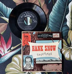 Hank Snow 1952 US Original 7ep Favorites .. RCA Victor EPA 295 Hillbilly ロカビリー