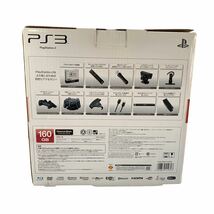 ★美品 通電確認済み SONY ソニー PlayStation3 プレステ3 CECH-3000A 160GB コントローラー 電源コード USBケーブル 箱 中古品 管理I862_画像10