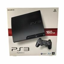 ★美品 通電確認済み SONY ソニー PlayStation3 プレステ3 CECH-3000A 160GB コントローラー 電源コード USBケーブル 箱 中古品 管理I862_画像9