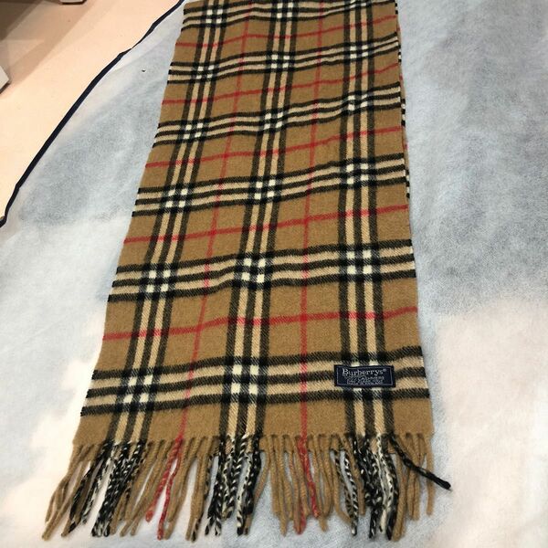 バーバリー　マフラー BURBERRY 100%カシミヤ