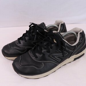 1400 ニューバランス 28.0cm/new balance M1400LBK 黒 ブラック ベージュ 中古 古着 スニーカー メンズ yy7873