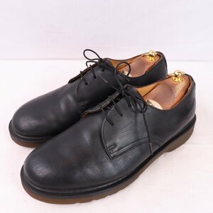  Dr. Martens UK9/27.5cm-28.0cm/3 hole black black men's boots dr.martens used old clothes leather dm3869