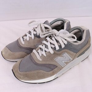 997H ニューバランス 26.0cm/new balance グレー 灰色 白 中古 古着 スニーカー メンズ yy8046