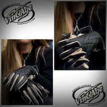 送料0 Vin&Age ヴィンアンドエイジ EARLY WINTER GLOVES アーリーウィンターグローブ VGW23 J-NS BLACK-S スタッズ無し 初冬用 エイジング_画像9