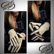 送料0 Vin&Age ヴィンアンドエイジ EARLY WINTER GLOVES アーリーウィンターグローブ VGW23 J-NS IVORY-XL スタッズ無し 初冬用 エイジング_画像9