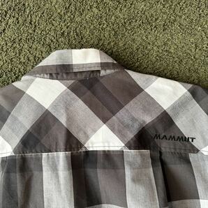 【中古・売り切り】マムート メンズ アジアLサイズ半袖シャツ チェック柄 の画像6