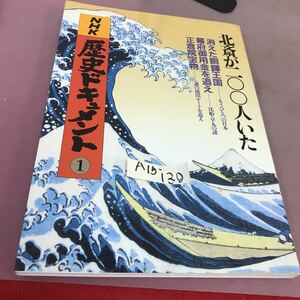 A15-130 NHK 歴史ドキュメント 1 北斎が200人いた 消えた銅鐸王国 他 日本放送出版協会