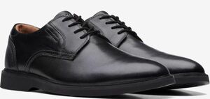  бесплатная доставка CLARKS 24.5cm простой chip легкий бизнес спортивные туфли черный гонки выше кожа костюм офис ботинки XXX154