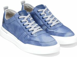 送料無料 Cole Haan 29.5cm スニーカー 軽量 Blue ビジネス テキスタイル レザー 革 ローファー スリッポン ブーツ ランニング XXX155