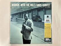 未開封　送料500円　マイルス・デイヴィス　ワーキン Workin' With the Miles Davis Quintet　EU盤　限定盤　180g重量盤　美品 希少品 1LP_画像10