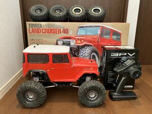 オプション多数！送料無料！タミヤ CR-01 ランドクルーザー40 フタバ 3PV プロポセットTAMIYA TOYOTA LAND CRUISER 40 クローラー crawler