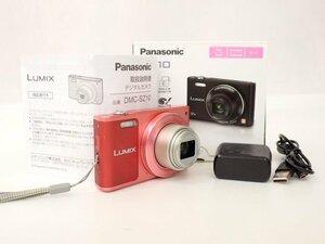 Panasonic パナソニック コンパクトデジタルカメラ LUMIX DMC-SZ10 ピンク バッテリー/充電器/説明書/元箱付き □ 6C12A-2