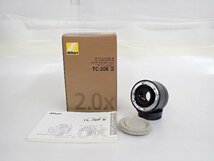 Nikon ニコン AF-S TELECONVERTER TC-20EIII 2X Aspherical テレコンバーター 説明書/元箱付 ∴ 6C05D-9_画像1