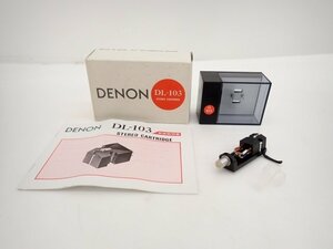 DENON デノン デンオン MCカートリッジ DL-103 + ヘッドシェル Audio Technica AT-LT13a 元箱/説明書付(1) ∽ 6C166-10