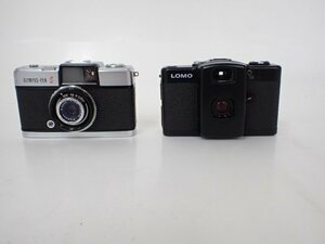 コンパクト フィルムカメラ 2台セット LOMO LC-A+ / Olympus オリンパス PEN S F3.5 28mm △ 6C2CB-45