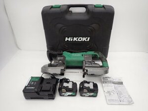 HiKOKI 36V 120mmコードレスロータリーバンドソー CB3612DA 説明書/プラスチックケース/バッテリー2個/充電器 ∽ 6BDF9-7