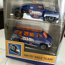 日本販売なし ホットウィール 55周年 TH トレジャーハント入2023 Hot Wheels 5-Pack 55th RACE TEAM MOD ROD DODGE VAN 5パック ダッジバン_画像4