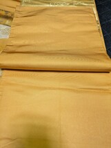 C2　袋帯　薄いオレンジ色_画像3