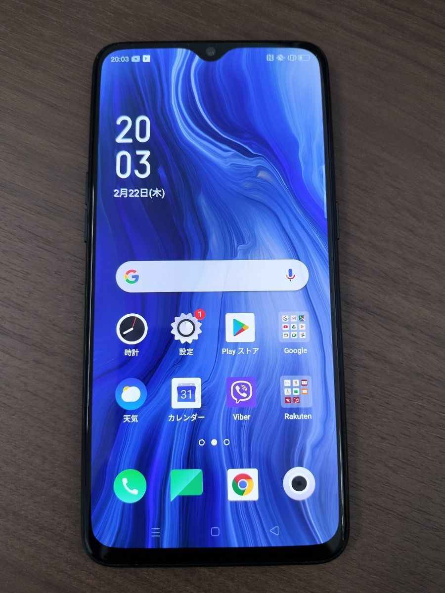 Oppo Reno A blue オッポリノエー 青｜PayPayフリマ