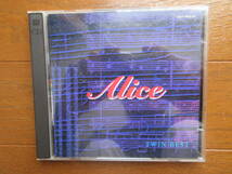 中古CD TWIN BEST ／Aliceツインベスト／アリス帰らざる日々チャンピオン君の瞳は１００００ボルト他谷村新司　堀内孝雄 Shinji Tanimura_画像1