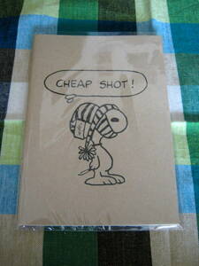 【新品】スヌーピー*クラフトノート*Ｂ６ CHEAP SHOT!*SNOOPY